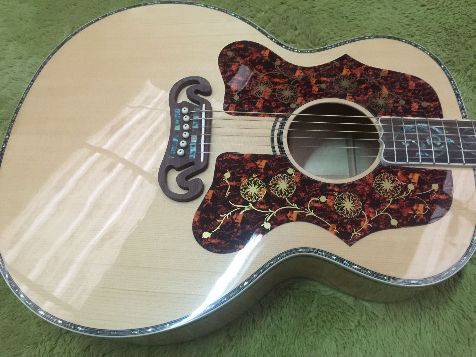 Gibson sj 200chibson j 200 natrual acoustic guitar_Acoustic Electric