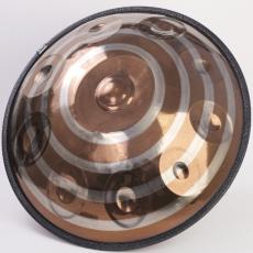 10 Note D Kurd Concentric Pattern Stainless Steel Handpan