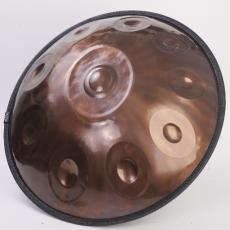 10 Note D Kurd Golden Bronze Stainless Steel Handpan