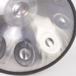 10 Note D Kurd Silver Stainless Steel Handpan