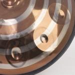 10 Note D Kurd Concentric Pattern Stainless Steel Handpan