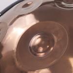 10 Note D Kurd Gold Stainless Steel Professional Handpan