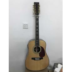 Custom Chinese D45 Martin 12 string Acoustic Electric Guitar 