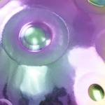 10 Note D Kurd Iridescent Stainless Steel Handpan